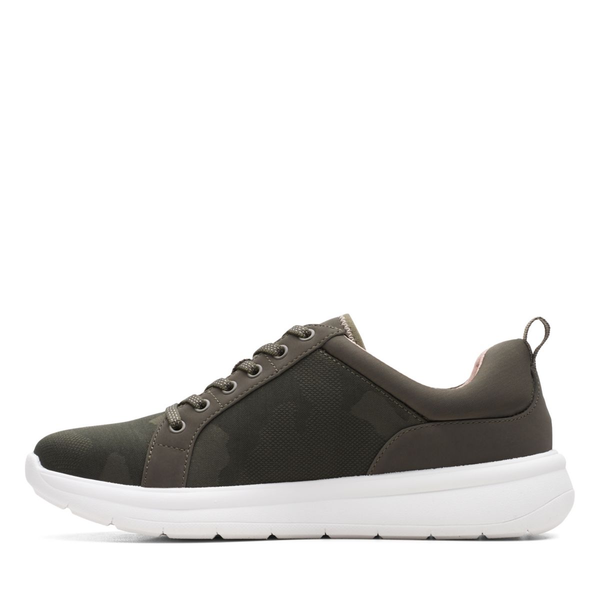 Dark Olive Clarks Ezera Lace Women's Trainers | 15230614