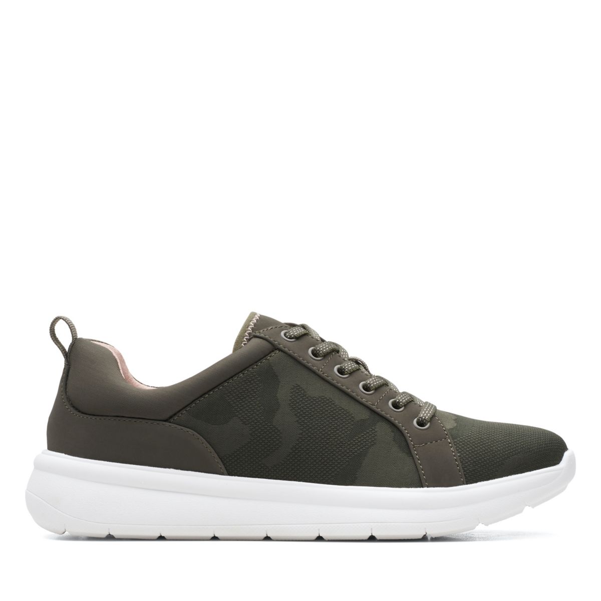 Dark Olive Clarks Ezera Lace Women\'s Trainers | 15230614