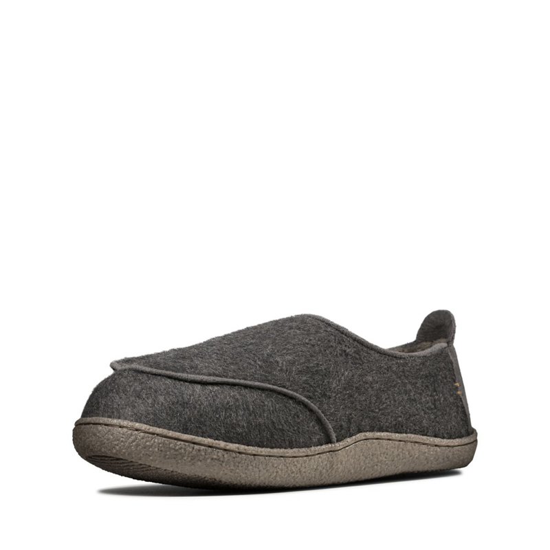 Deep Grey Clarks Relaxed Charm Men's Slip On | 58791352