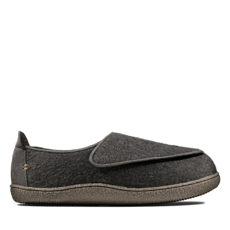 Deep Grey Clarks Relaxed Charm Men\'s Slip On | 58791352