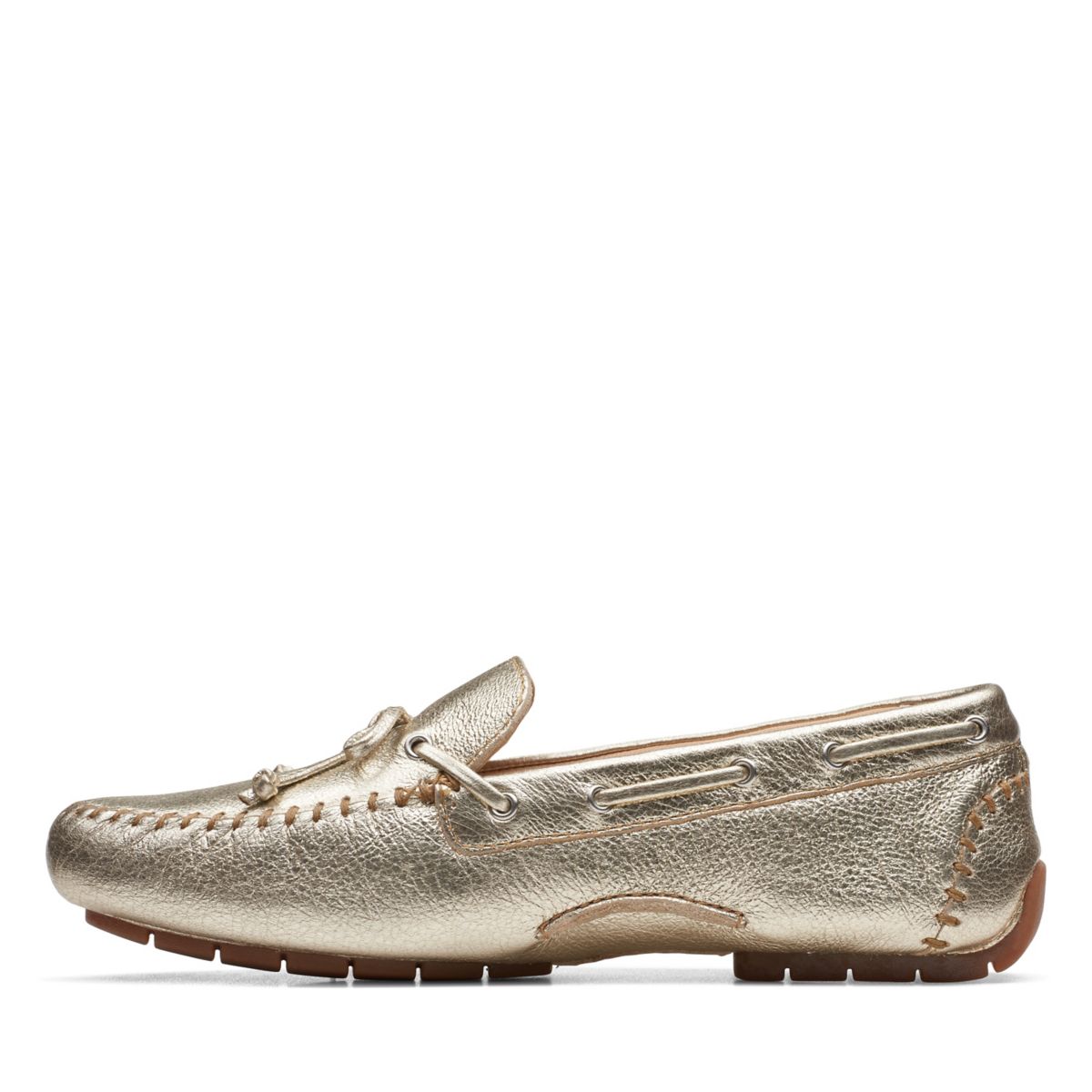 Gold Clarks C Mocc Tie Women's Loafers | 76347430