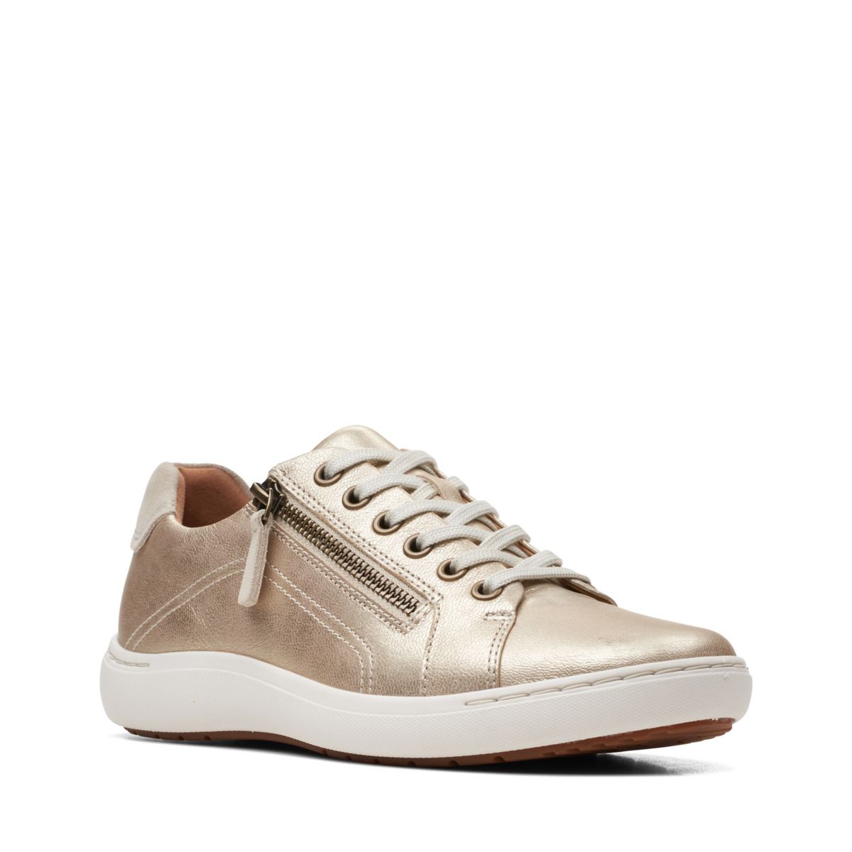 Gold Clarks Nalle Lace Women's Trainers | 79792586