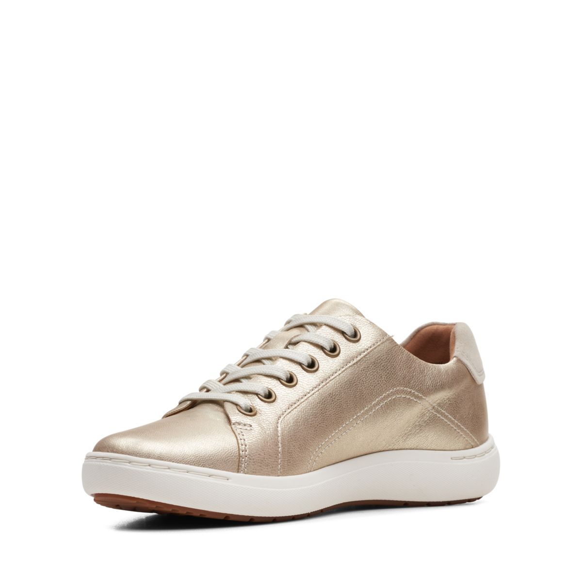 Gold Clarks Nalle Lace Women's Trainers | 79792586