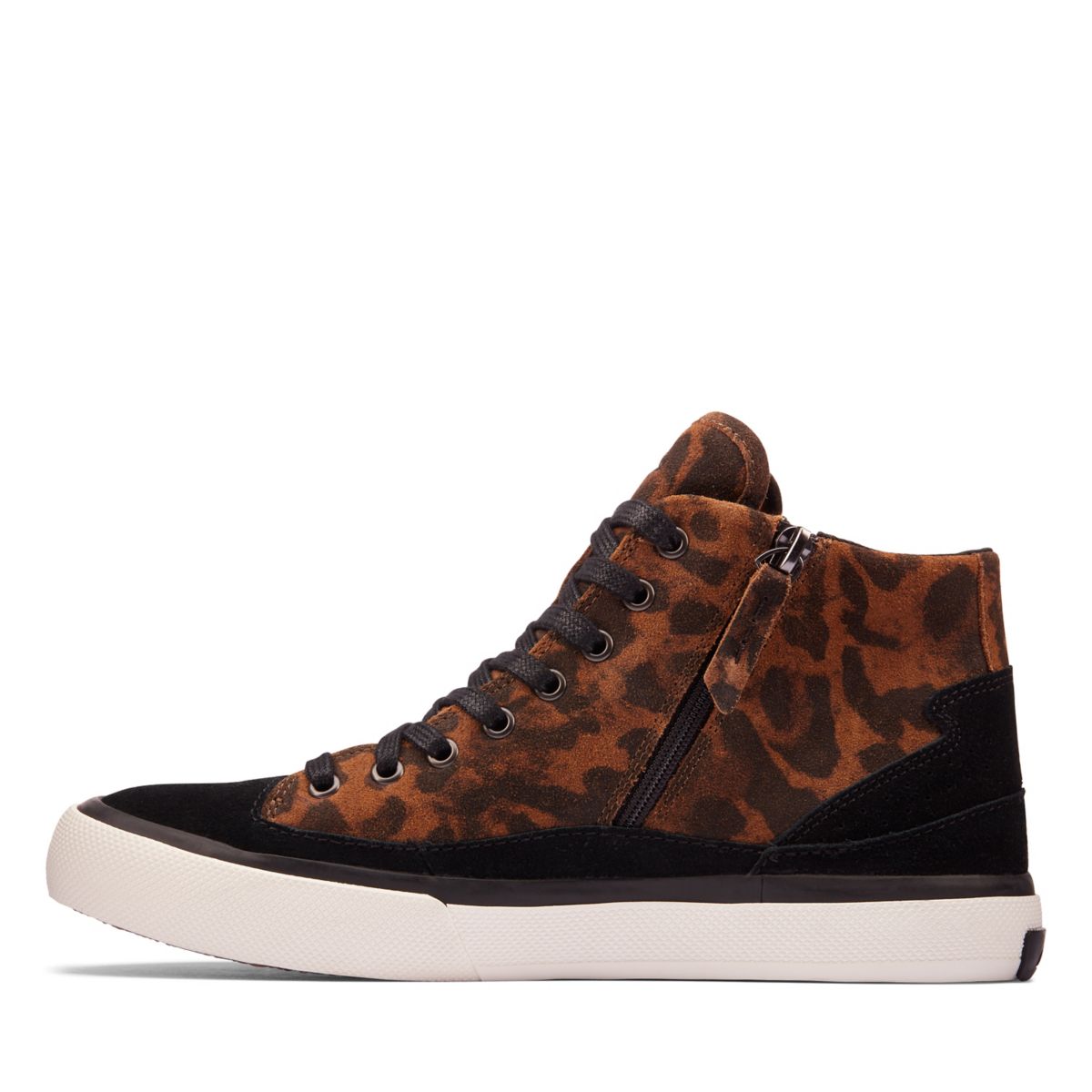 Leopard Clarks Aceley Zip Hi Women's Trainers | 66406116