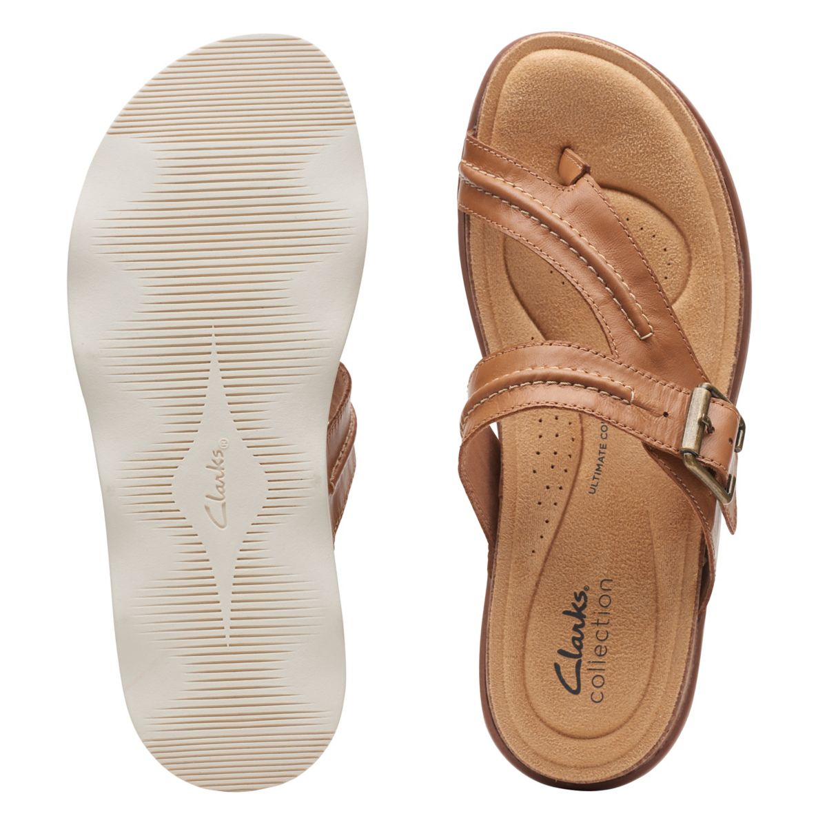 Light Brown Clarks Brynn Madi Women's Flip Flops | 70619113