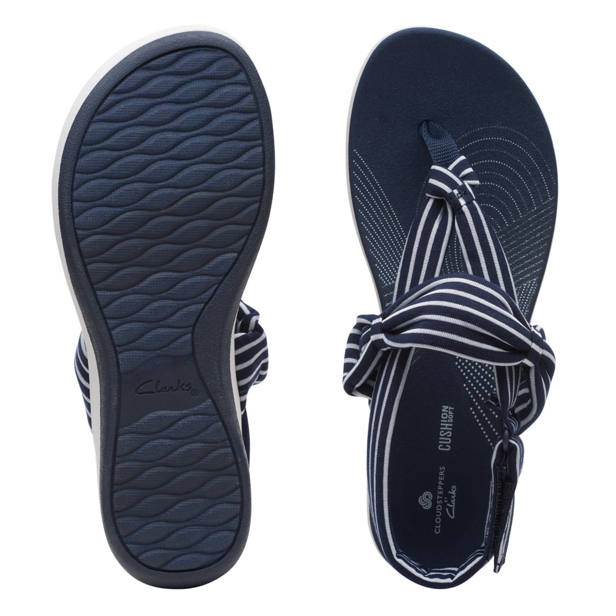 Navy Clarks Arla Nicole Women's Sandals | 41847145