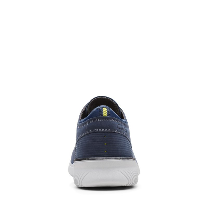 Navy Clarks Donaway Lace Men's Trainers | 33027634