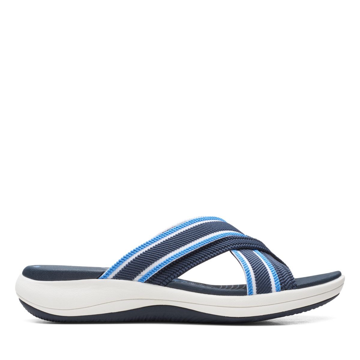 Navy Clarks Mira Isle Women\'s Flip Flops | 98490707