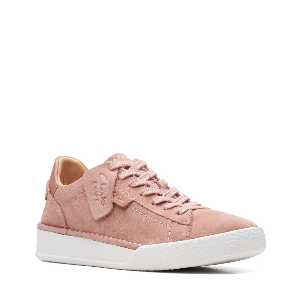 Rose Clarks Craft Cup Lace Women's Trainers | 49128270