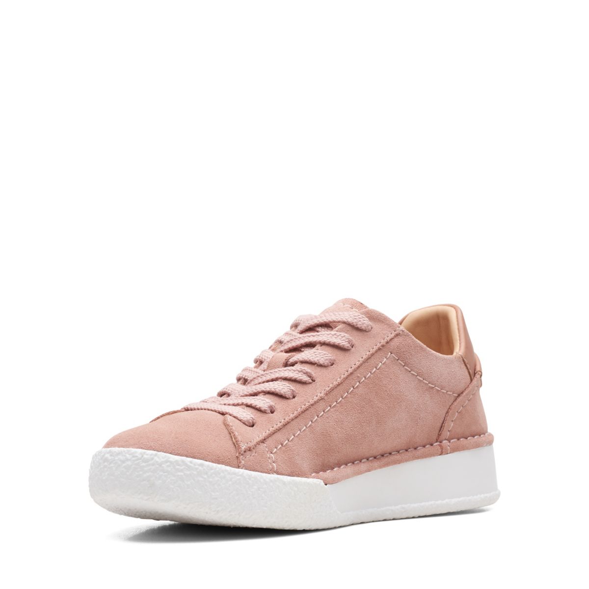 Rose Clarks Craft Cup Lace Women's Trainers | 49128270