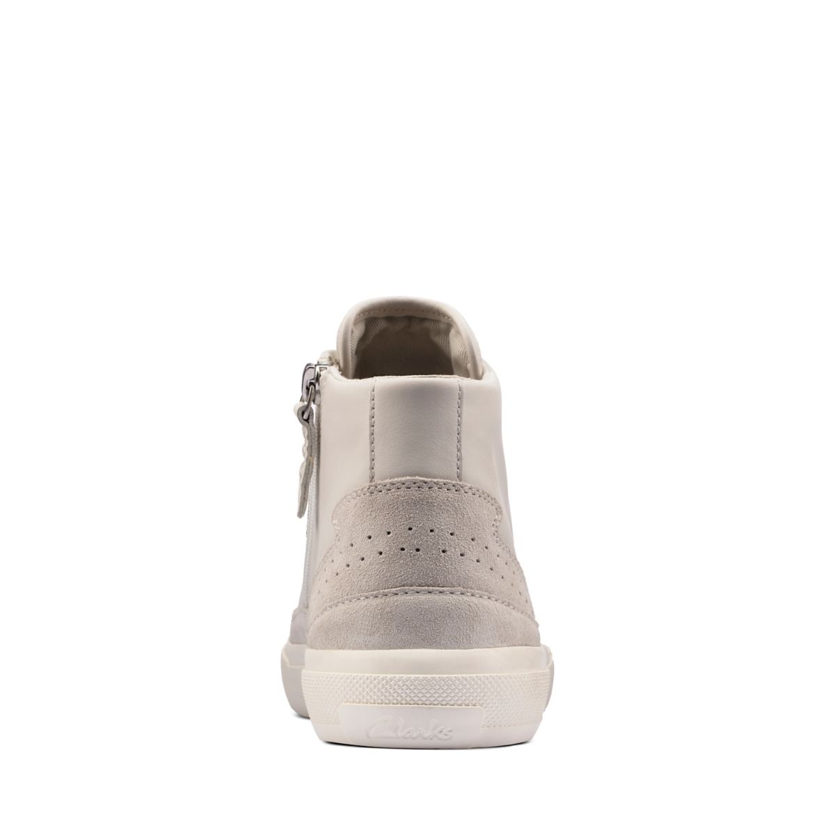 White Clarks Aceley Zip Hi Women's Trainers | 11711119