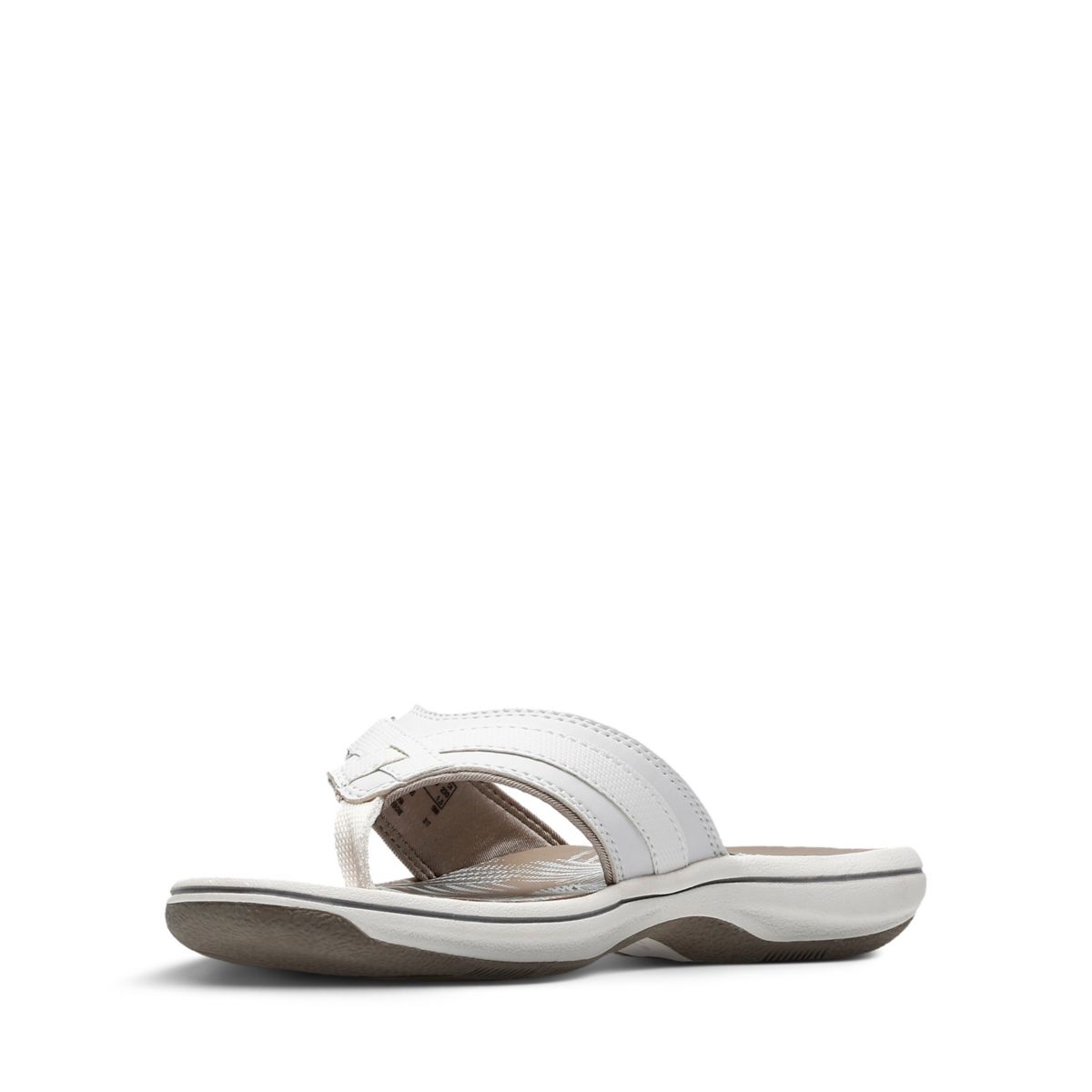 White Clarks BREEZE SEA Women's Flip Flops | 92078716