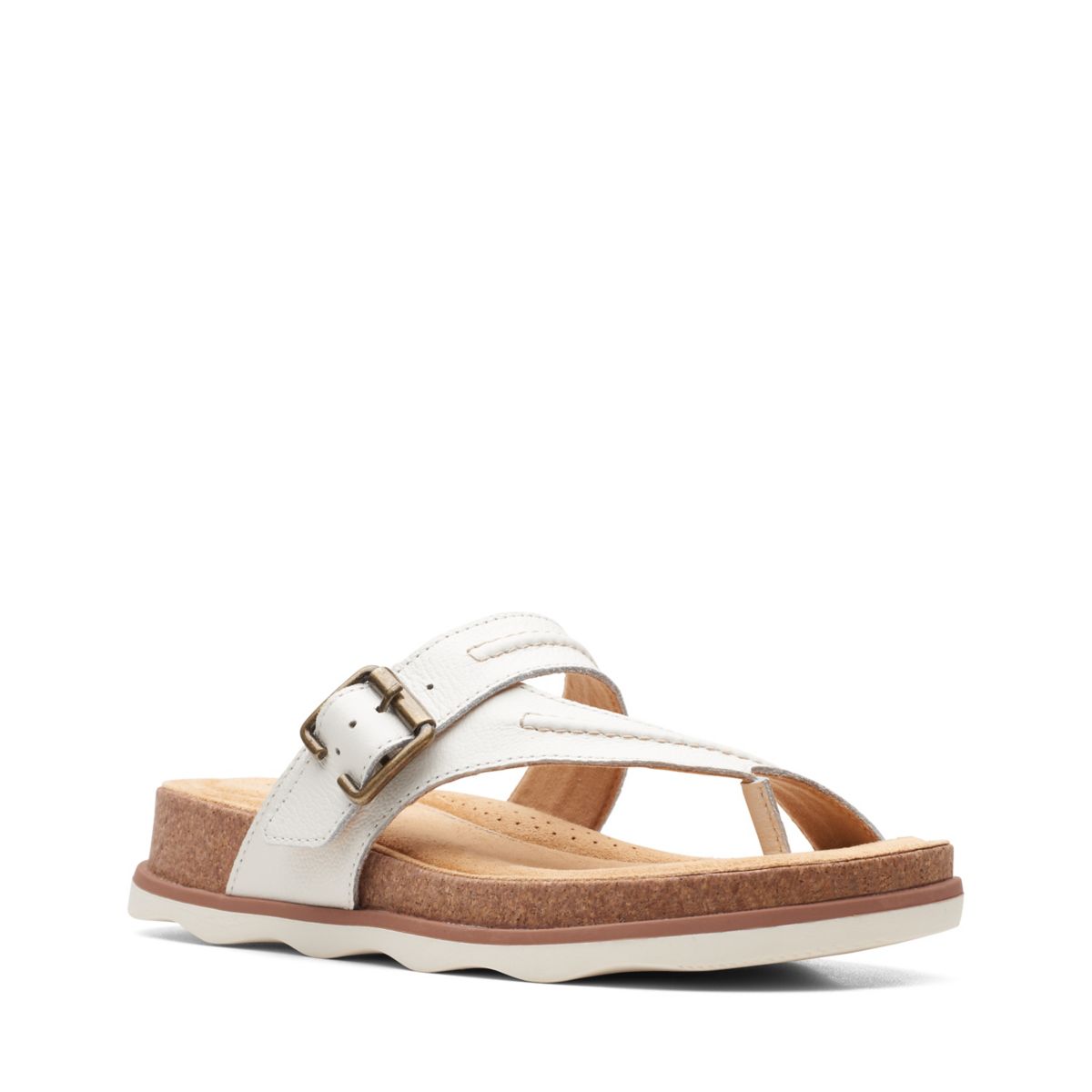 White Clarks Brynn Madi Women's Flip Flops | 96808890