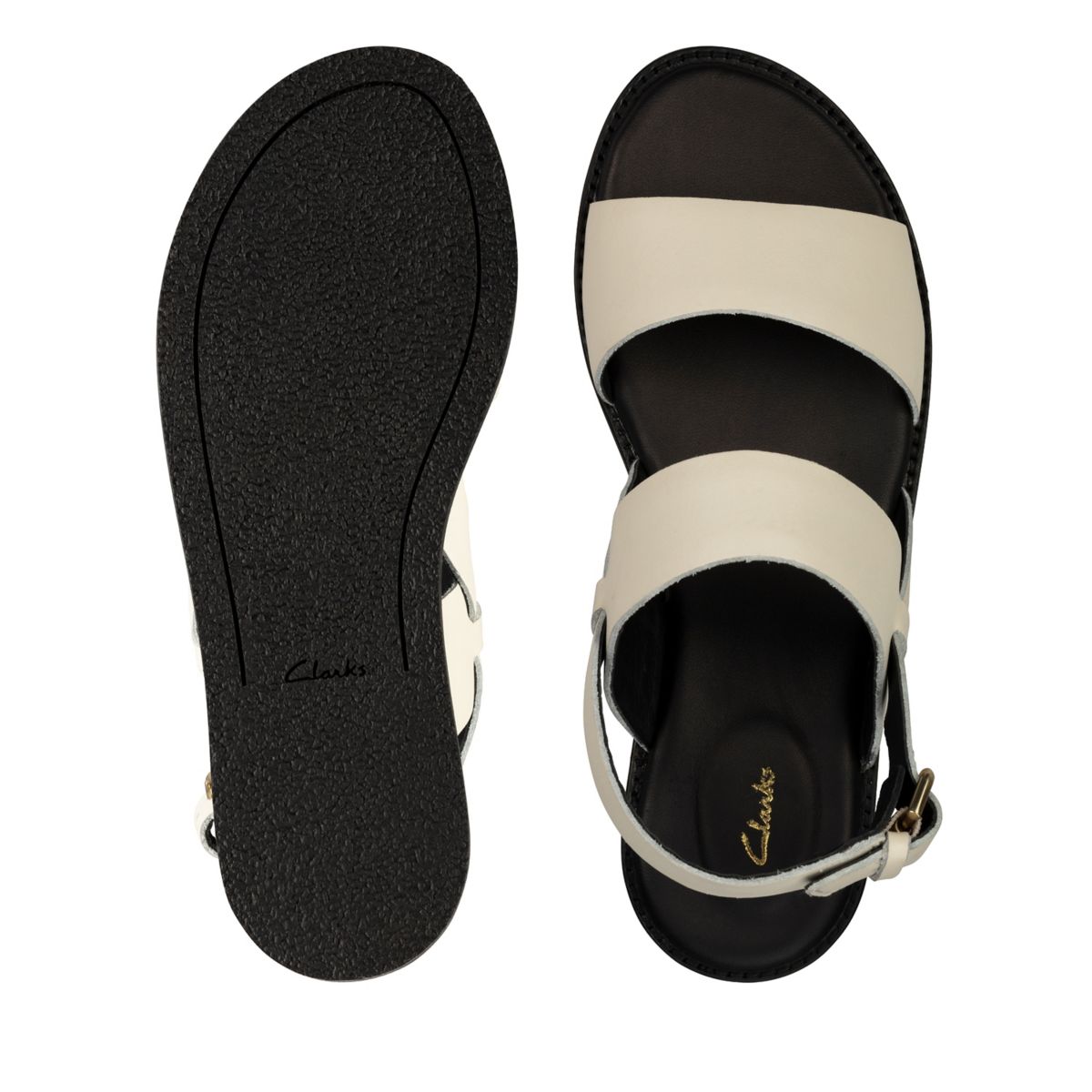 White Clarks Karsea Strap Women's Sandals | 44988499