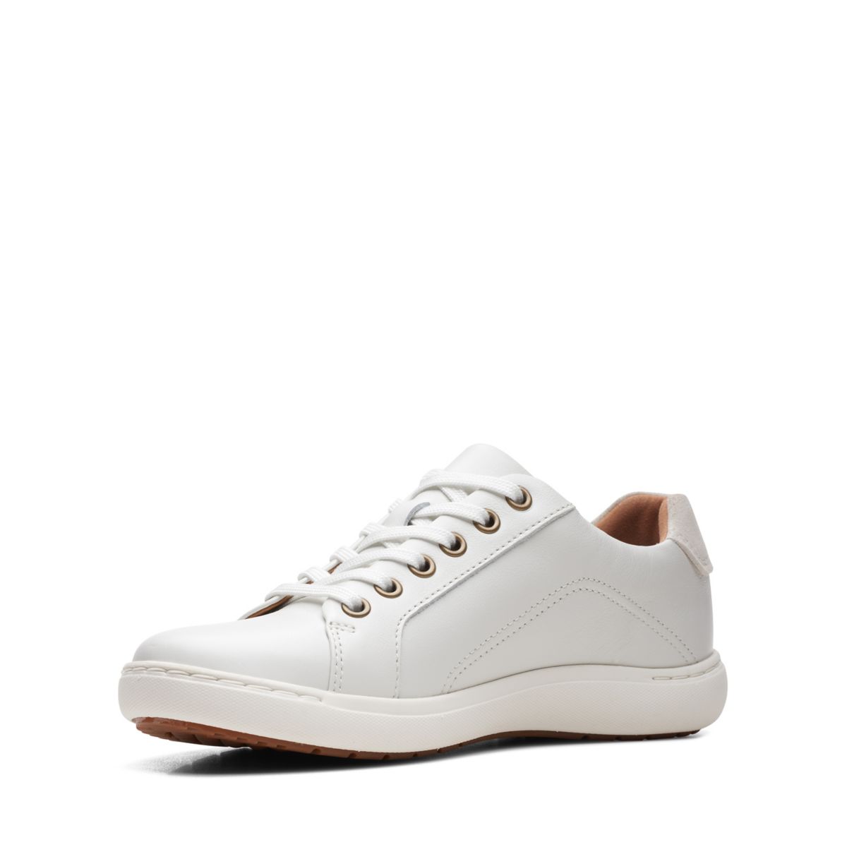 White Clarks Nalle Lace Women's Trainers | 97965352