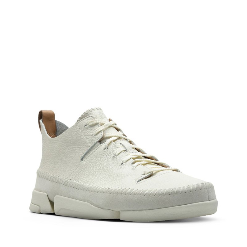 White Clarks Trigenic Flex Men's Trainers | 70350189