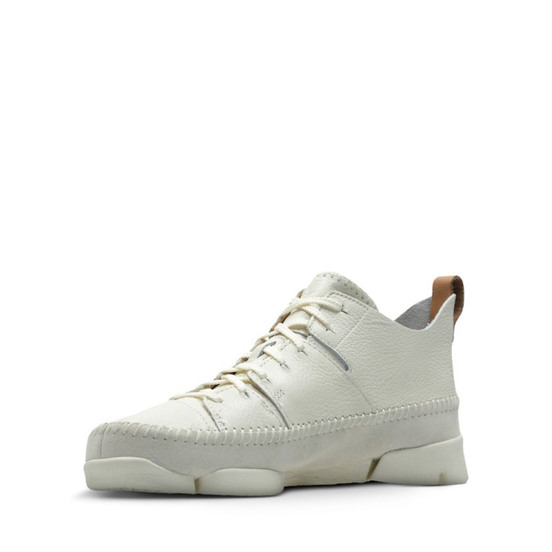 White Clarks Trigenic Flex Men's Trainers | 70350189